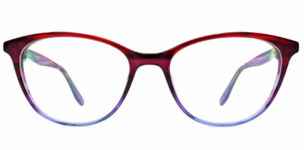 NW 77TH 1035 RED TO BLUE FRAMES EYEGLASSES 51-18-140